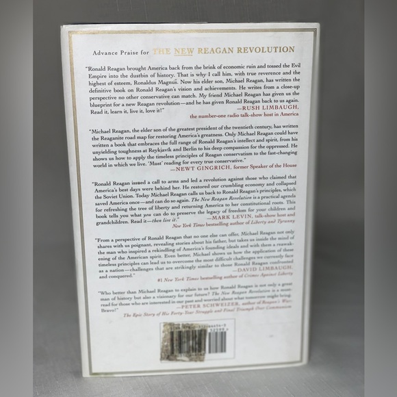 NEW REAGAN REVOLUTION Book by Michael Reagan Jim Denney Nonfiction USA President - Picture 5 of 12